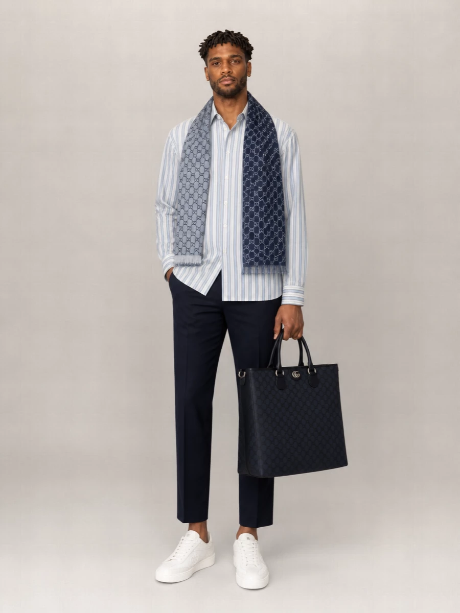 Gucci Striped Silk Shirt