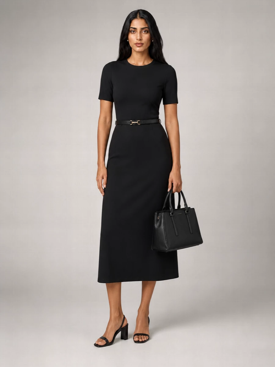Calvin Klein Textured Shoulder Bag