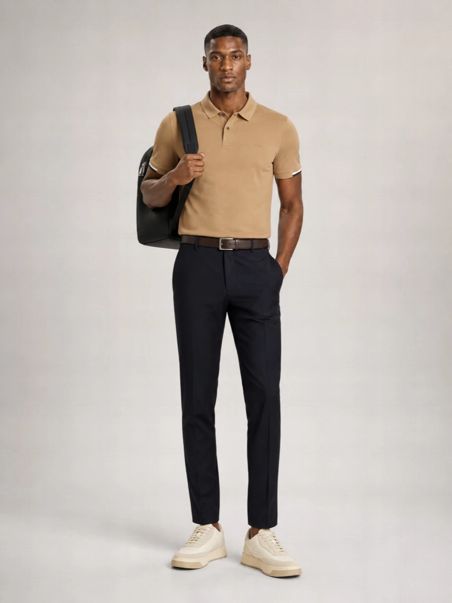 Boss Cotton Piqué Polo Shirt