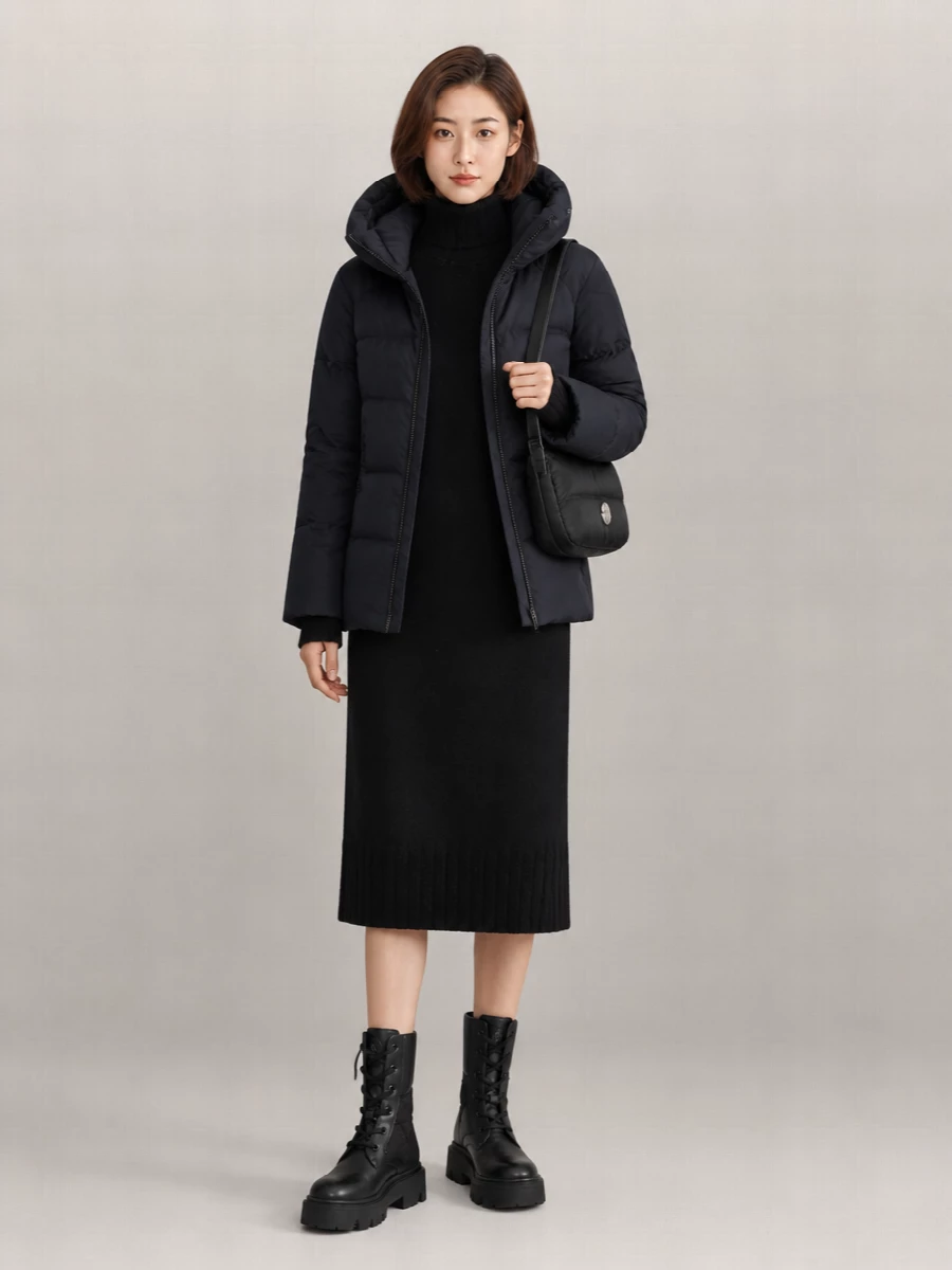 Moncler Leather Quilted Ankle Boots