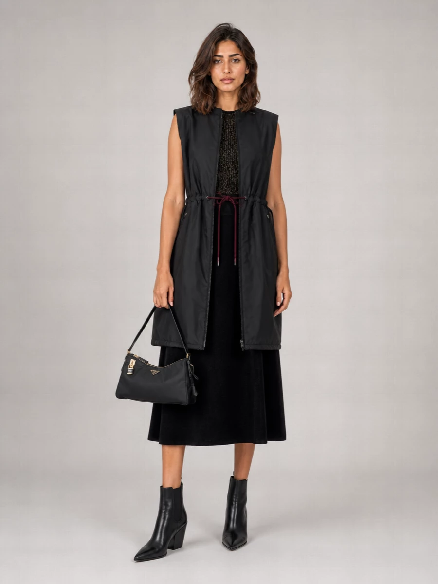 Prada Recycled Nylon Waistcoat