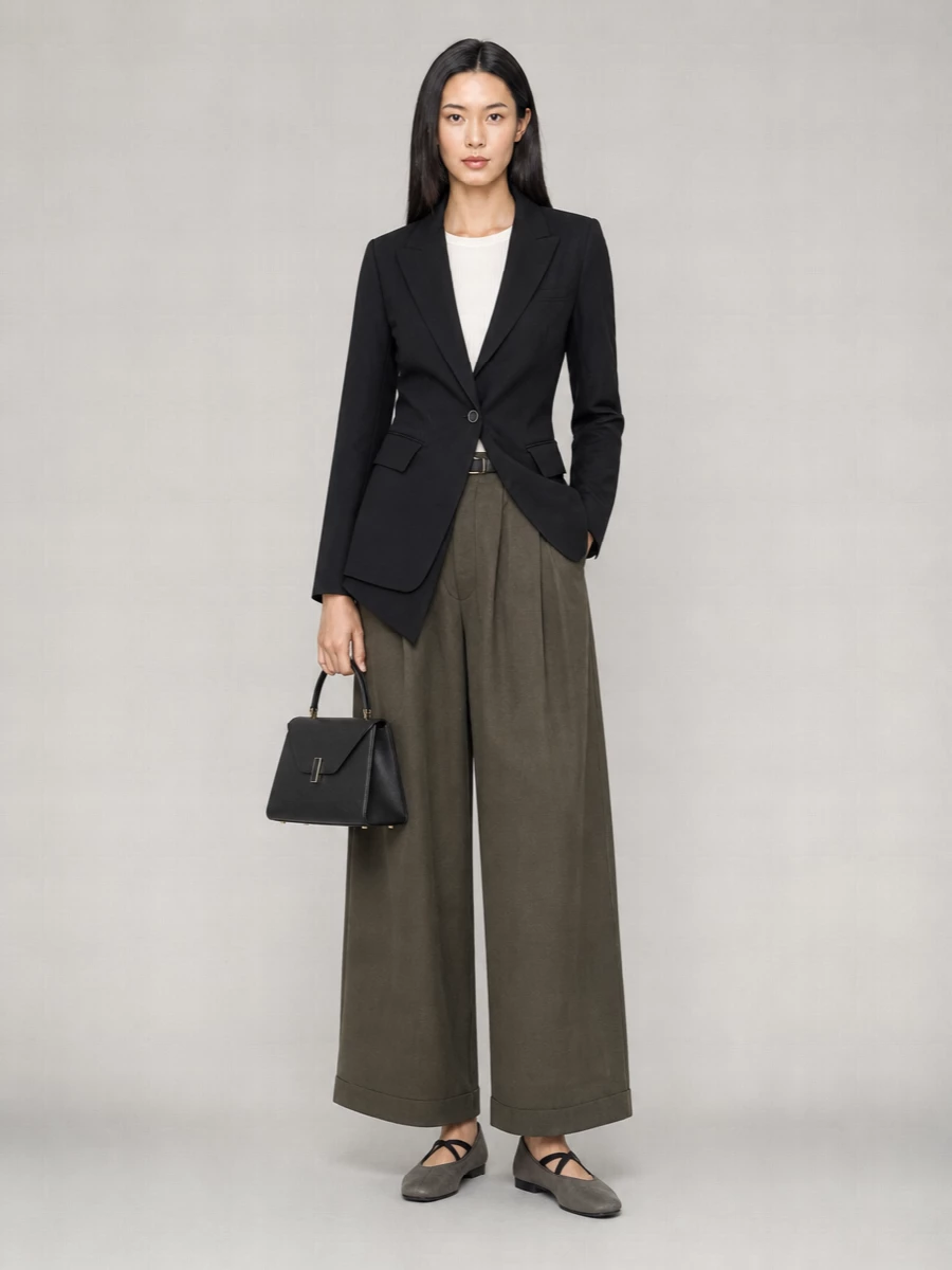Uma Wang Linen Suit Jacket