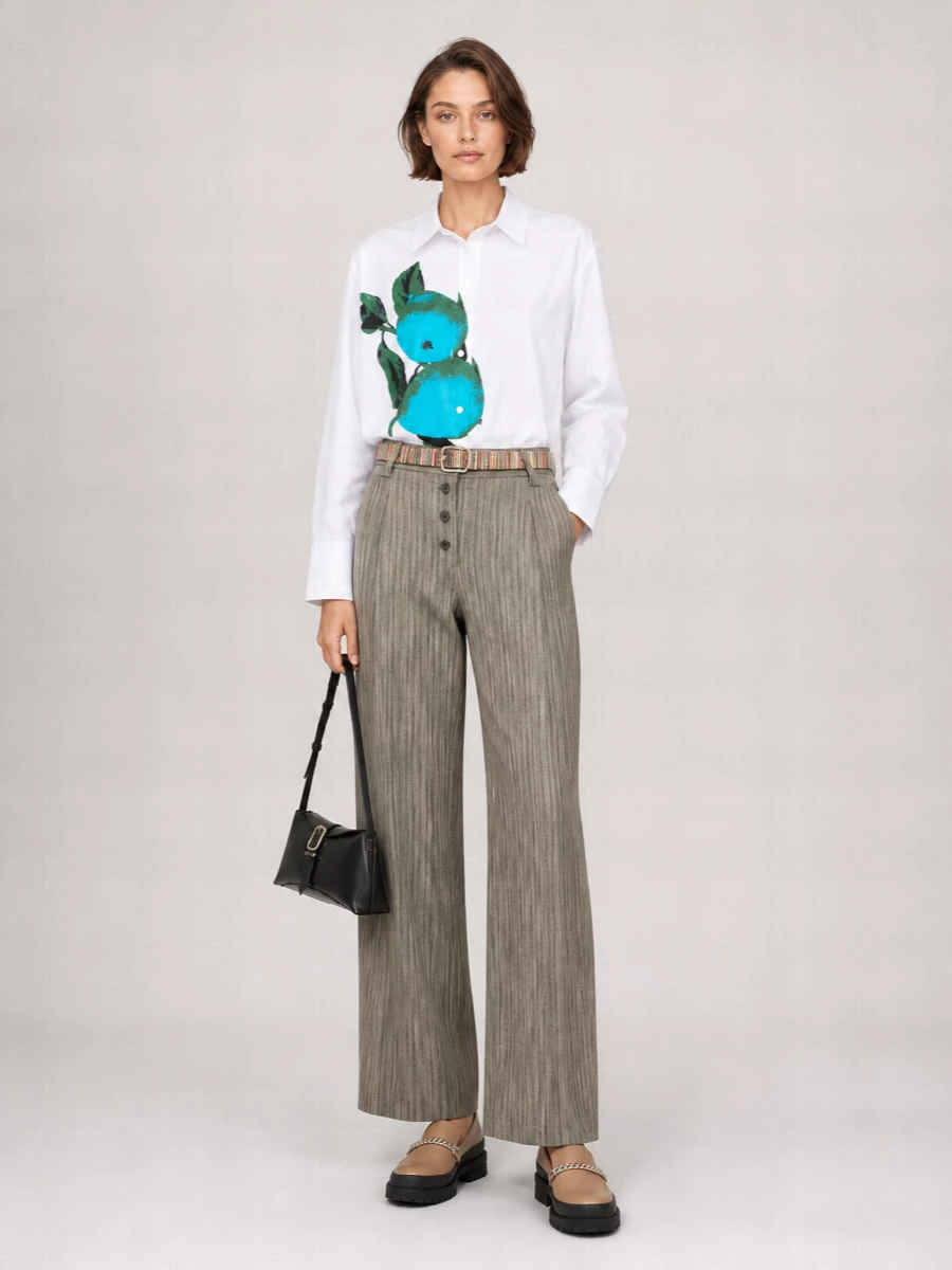 Paul Smith Fruit Print Cotton Shirt