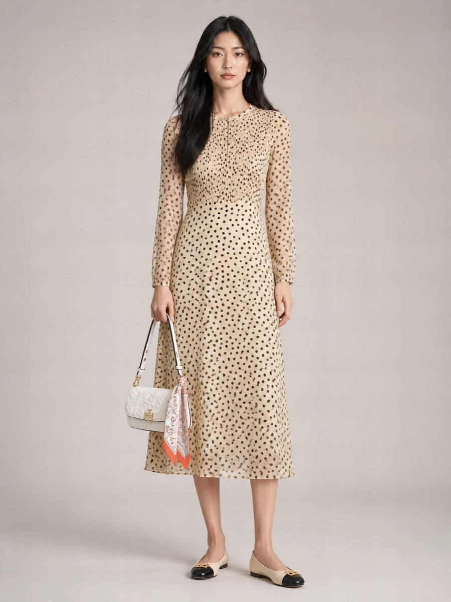 Tory Burch Printed Midi Dress