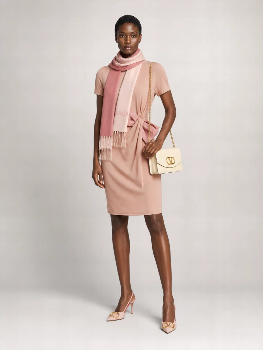 Valentino Garavani Silk Knee-Length Dress