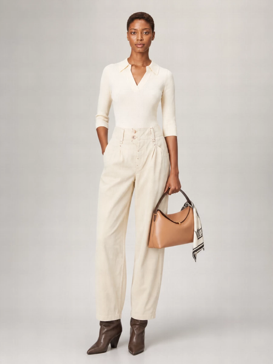 Isabel Marant Etoile alpaca v-neck long-sleeve t-shirt