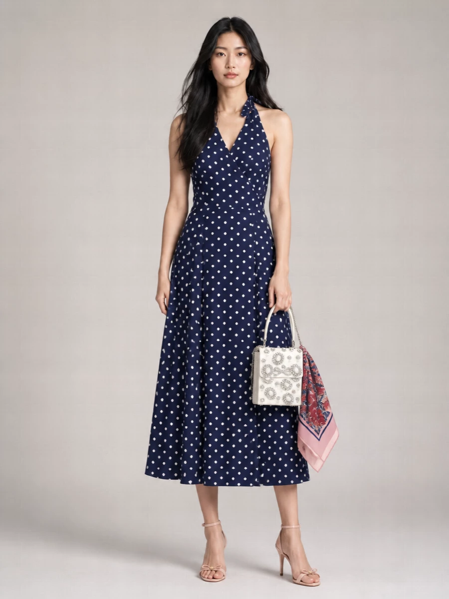 Parosh Silk Knee-Length Midi Dress