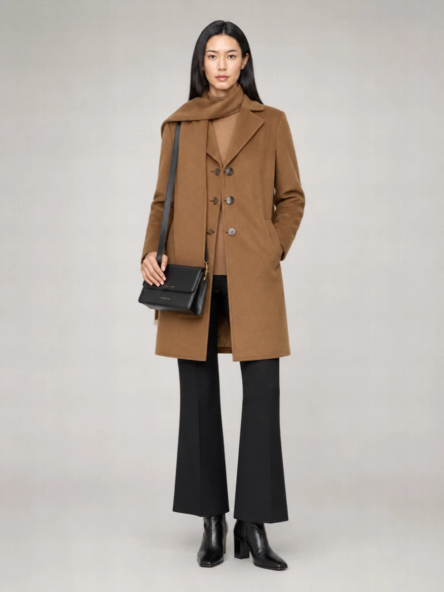 Michael Kors Wool Blend Coat
