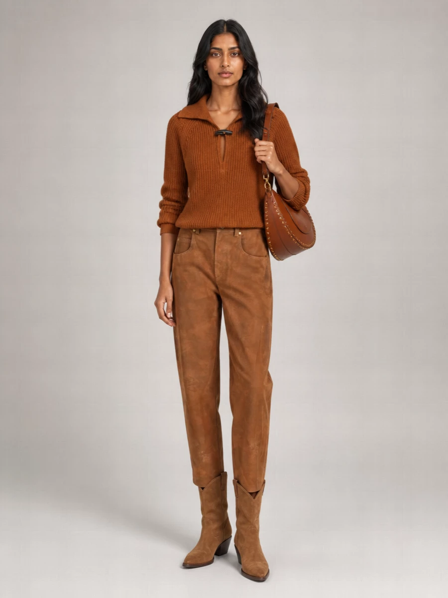 Isabel Marant Ribbed Cashmere-Blend Cardigan