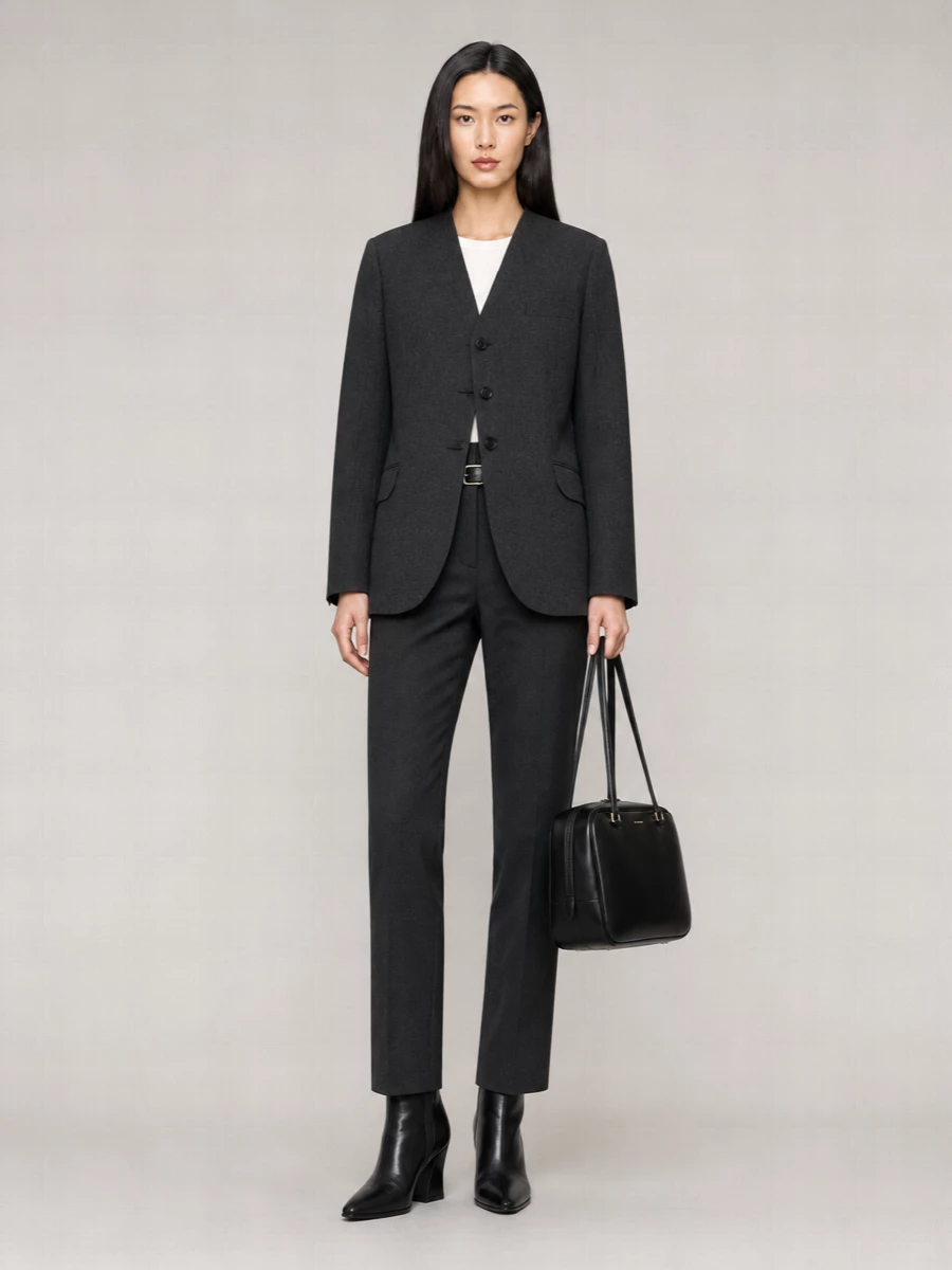 Jil Sander Leather Lune Ankle Boots
