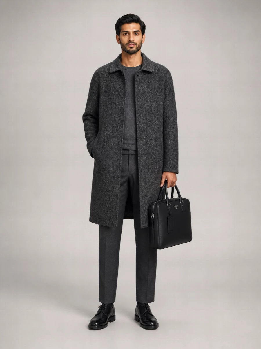 Prada Reversible Raglan Coat