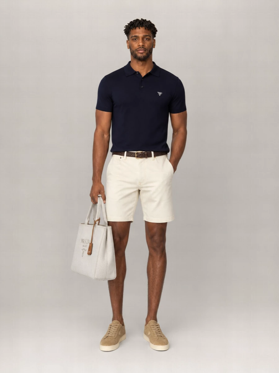 Prada Denim Bermuda Shorts