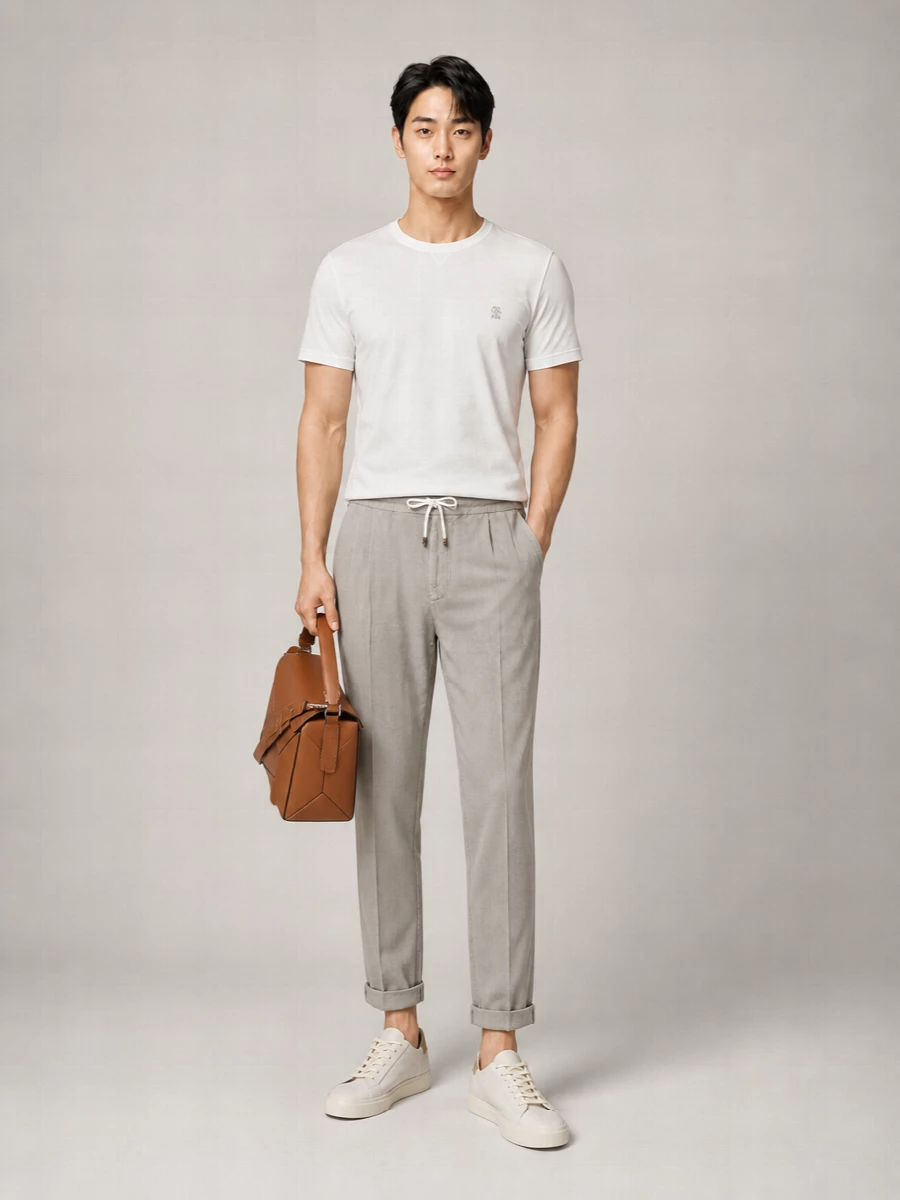 Brunello Cucinelli Faux Layered T Shirt