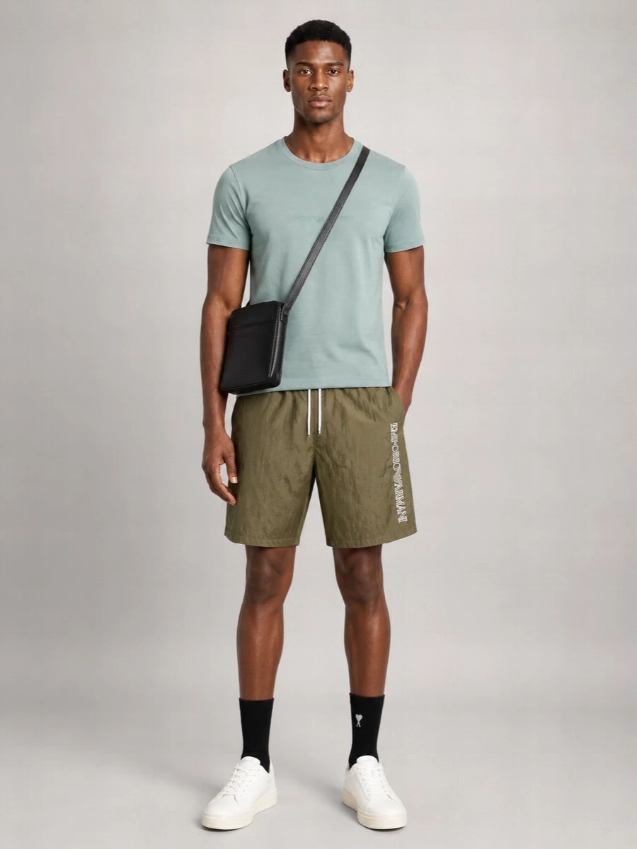 Emporio Armani Crinkled Swim Shorts
