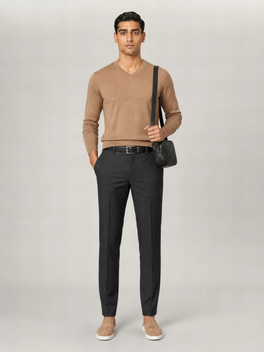 Dolce&Gabbana Cashmere Knit V-Neck Pullover Sweater