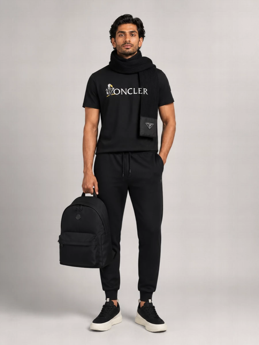 Moncler Cotton Printed T-Shirt