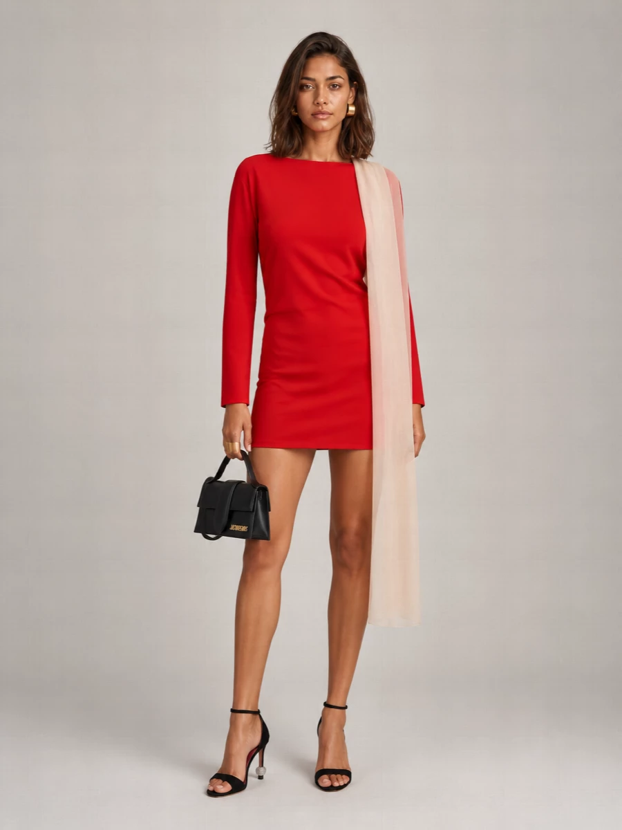 Jacquemus Printed Mini Dress