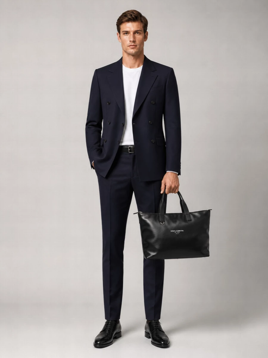 Dolce&Gabbana Virgin Wool Tailored Trousers