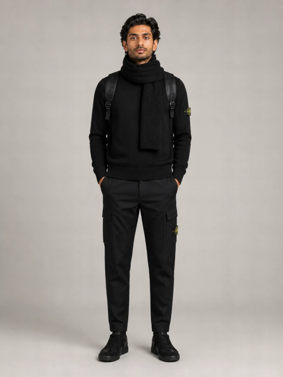 Stone Island Cotton Crew Neck Sweater