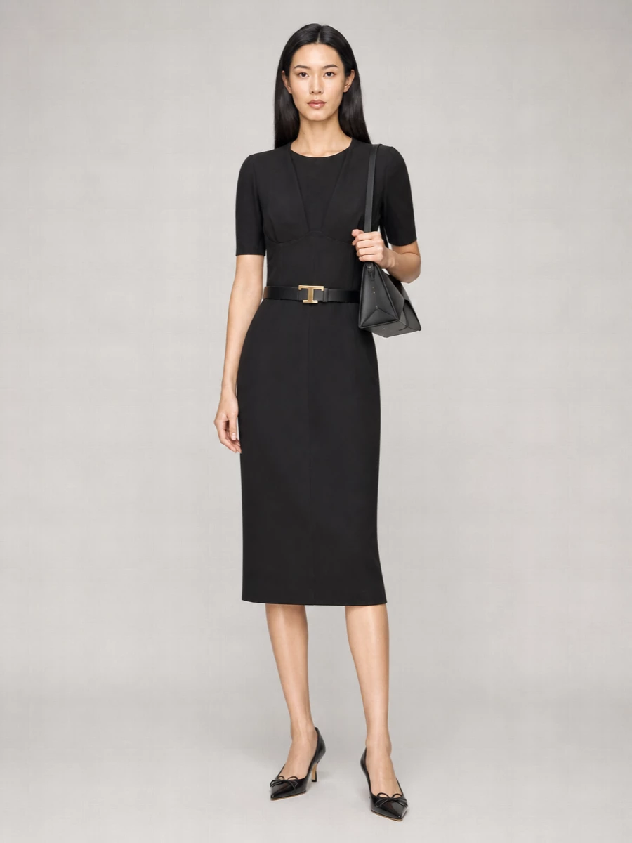 Sportmax Viscose Midi Dress
