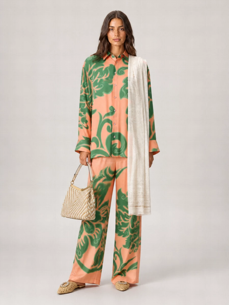 Etro Silk Floral-Print Shirt