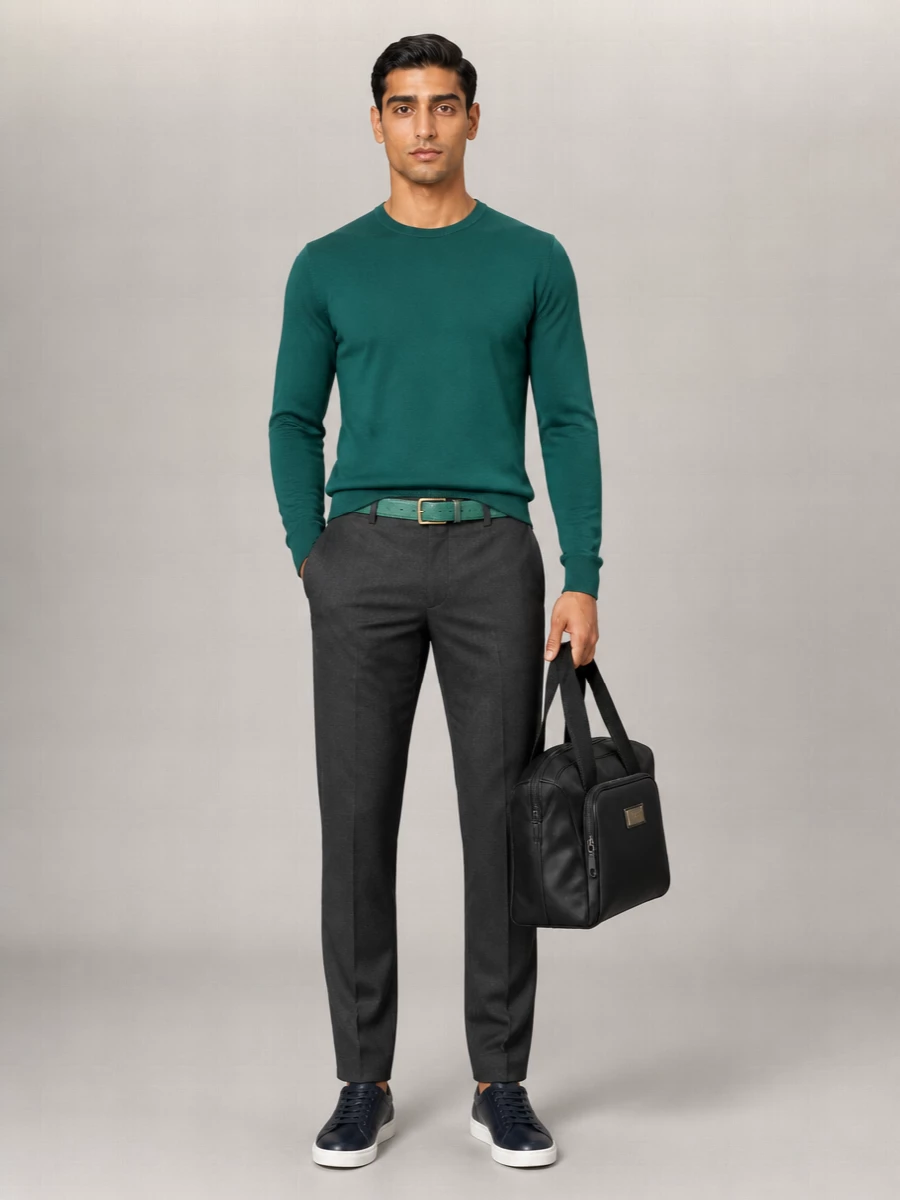Dolce&Gabbana Wool Slim-Fit Crew-Neck Jumper