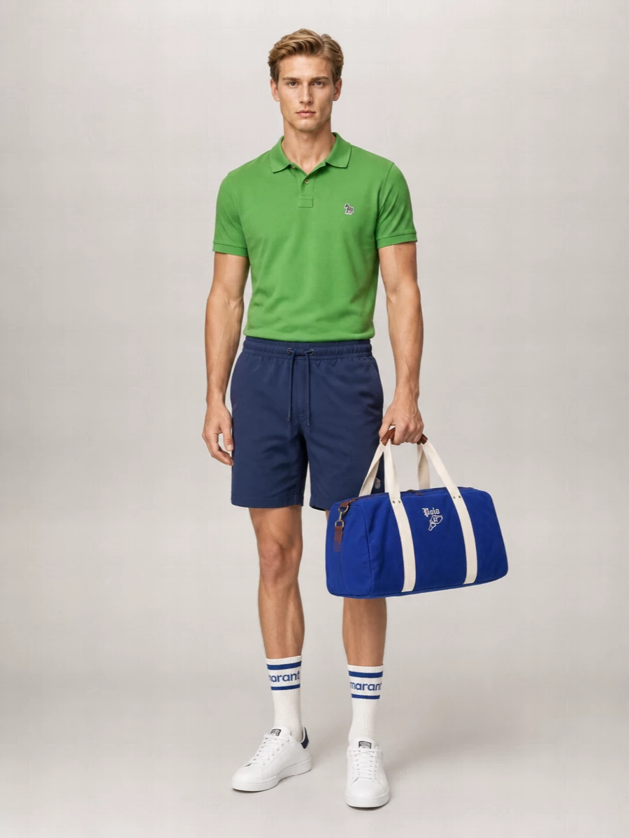 Paul Smith Organic Cotton Short-Sleeve Polo Shirt