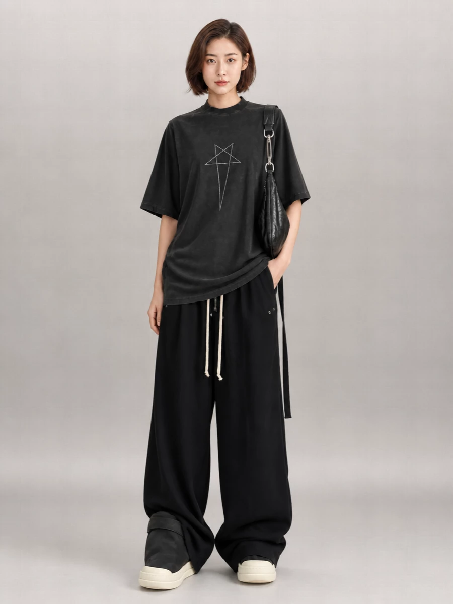 Rick Owens Drkshdw cotton lounge shorts