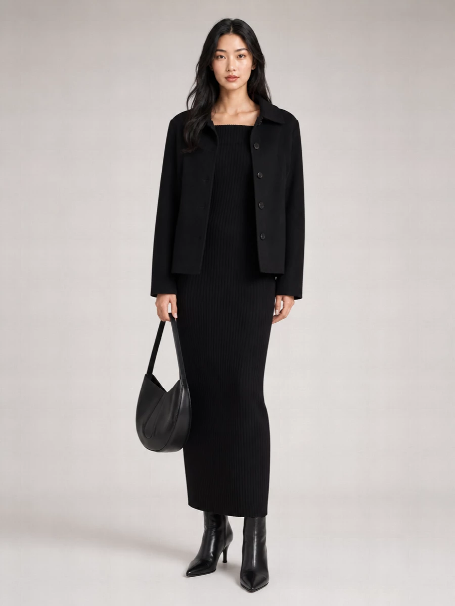 Róhe Cashmere Wool Single Breasted Coat