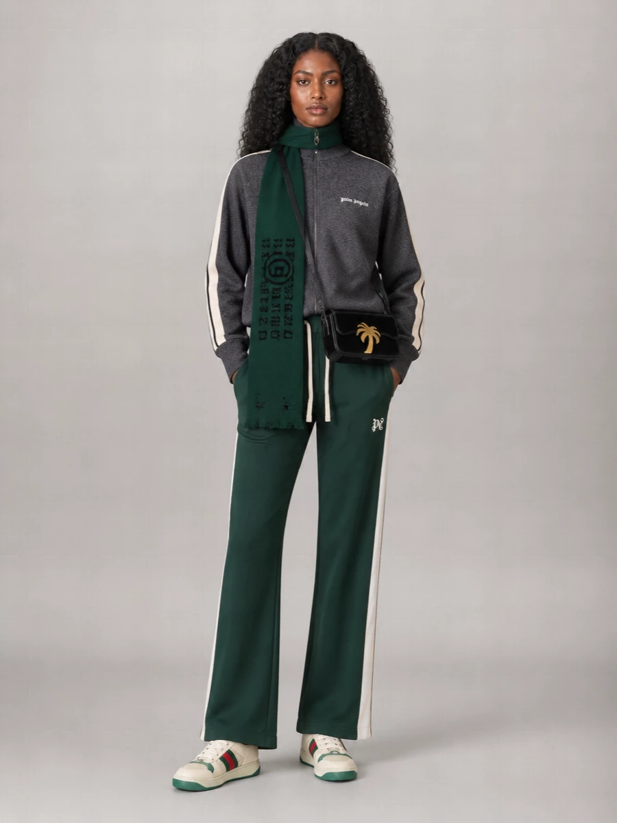 Palm Angels Cotton Monogram Track Pants