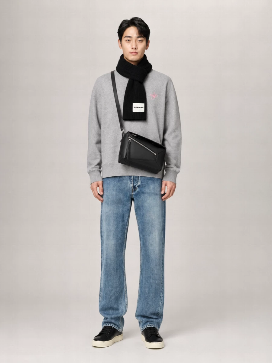 JW Anderson logo-embroidered cotton sweatshirt