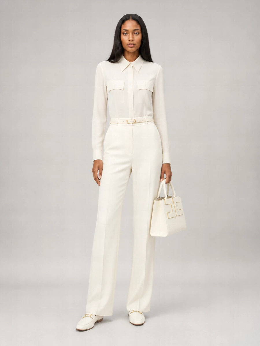 Victoria Beckham Calf Leather Belt