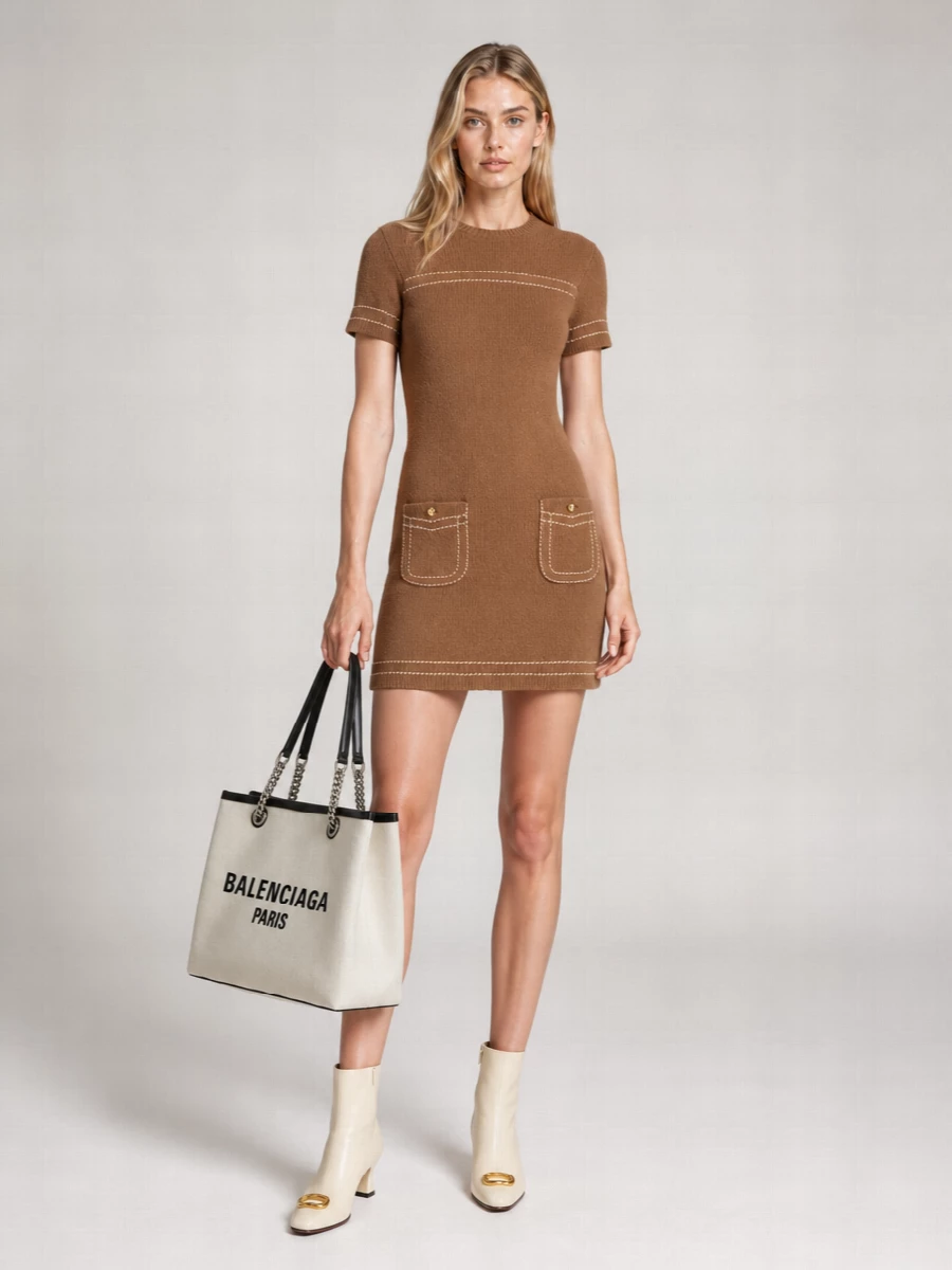 Balenciaga Shopping Medium Canvas Tote Bag