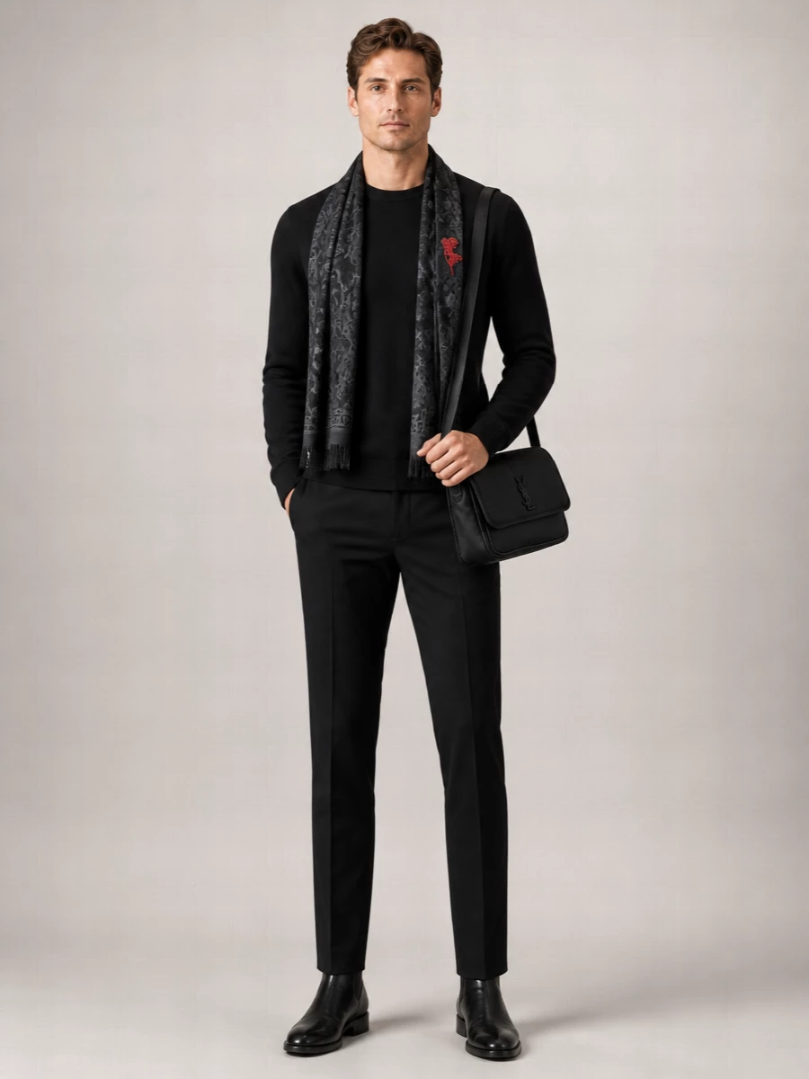 Alexander Mcqueen Wool Ribbed Crew-Neck Sweater