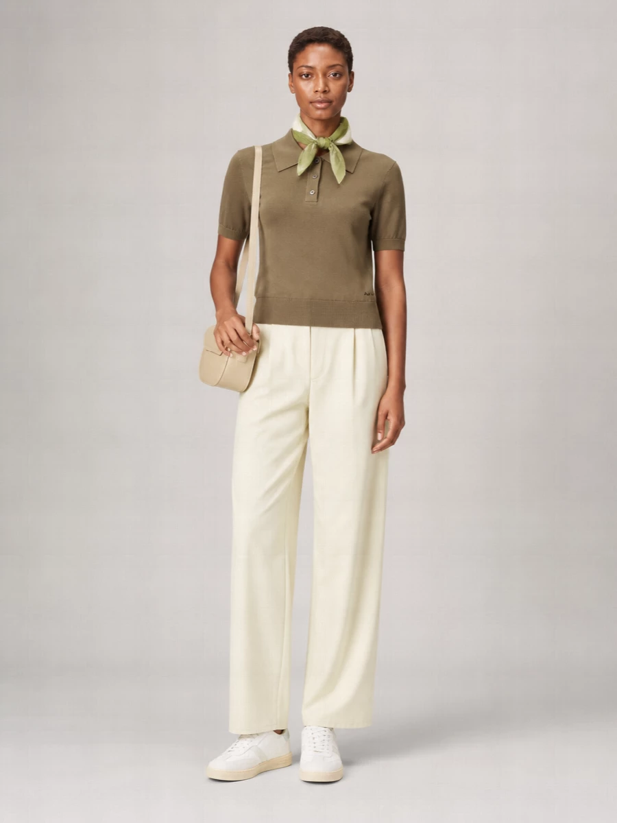 A.p.c. Cotton Polo Top