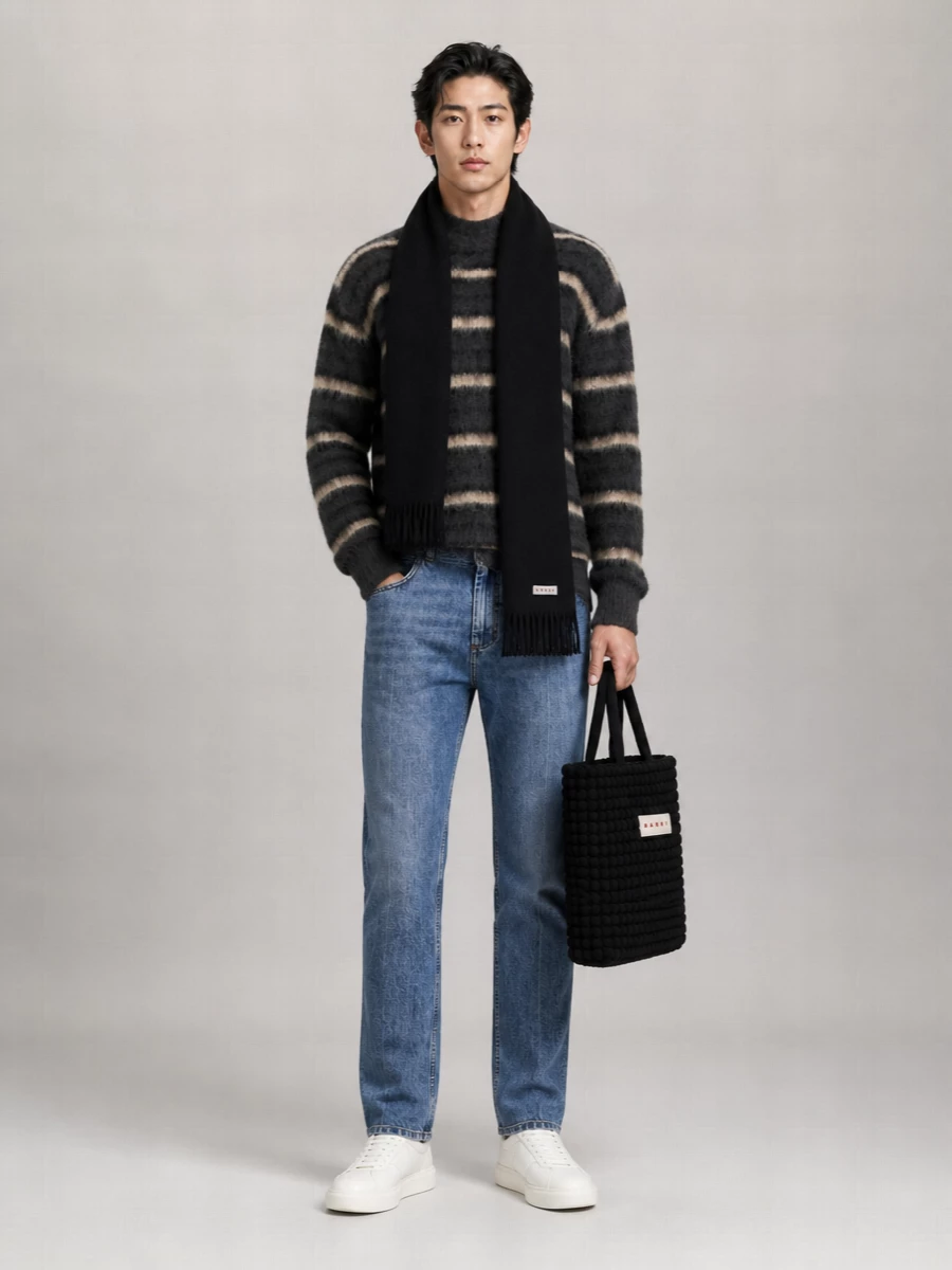 Marni Denim Straight-Leg Jeans