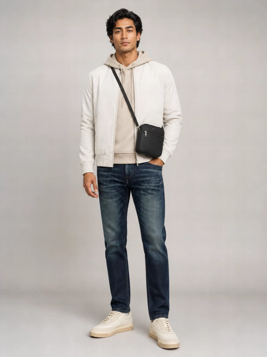 Boss Cotton Blend Puffer Jacket
