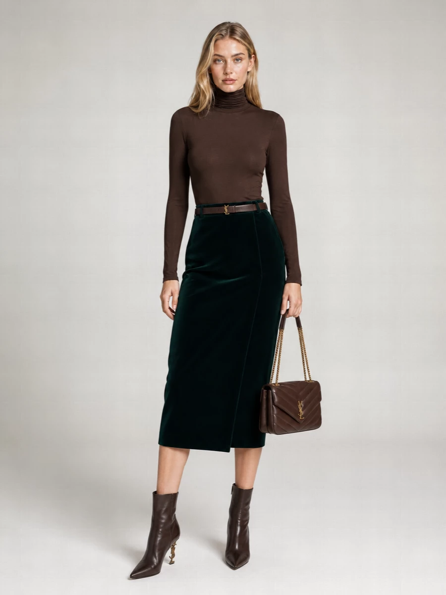 Saint Laurent long sleeve knitted top