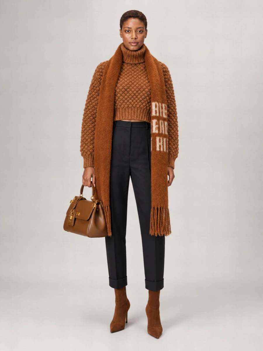 Dolce&Gabbana Alpaca-Blend Ribbed Turtleneck Jumper