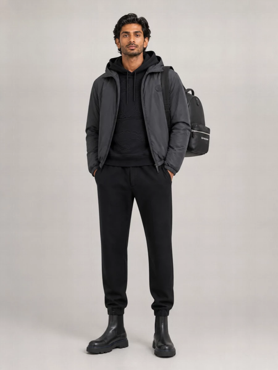 Burberry Nylon Hooded Padded Jacket