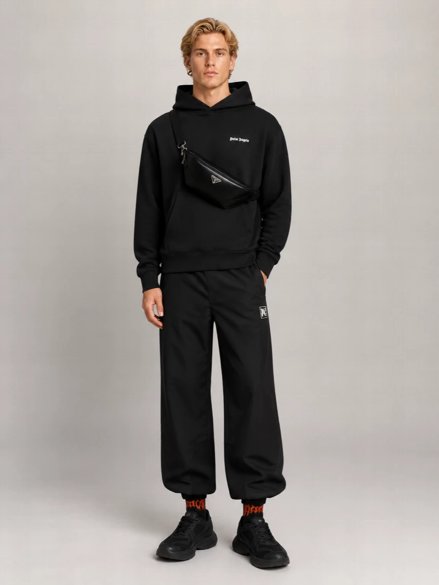 Palm Angels Black Ski Pants