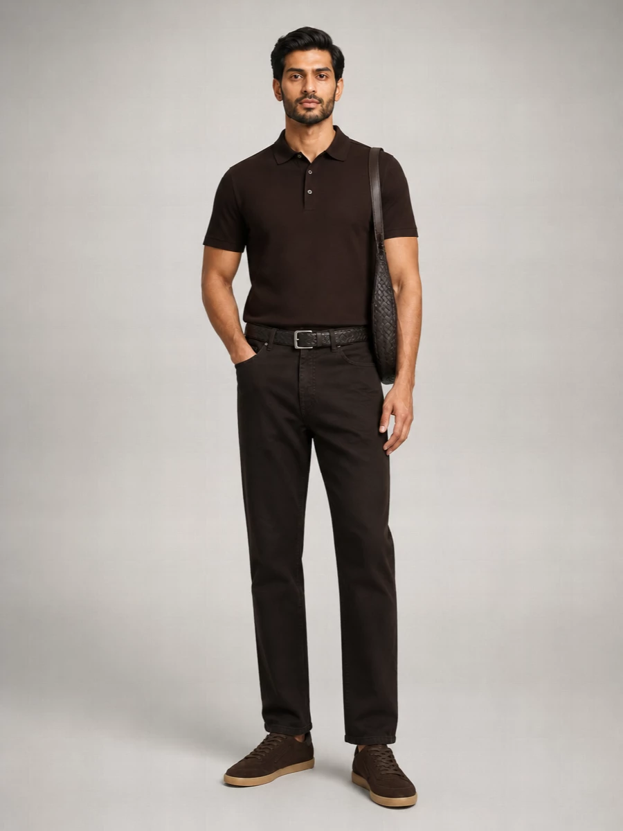 Zegna Linen Blend Straight-Leg Jeans