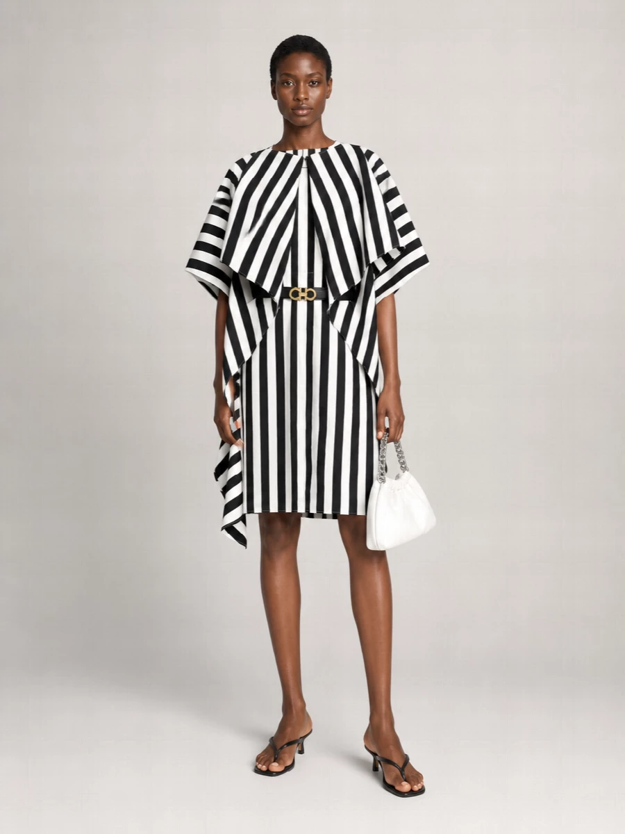 Jacquemus Striped Knee-Length Dress