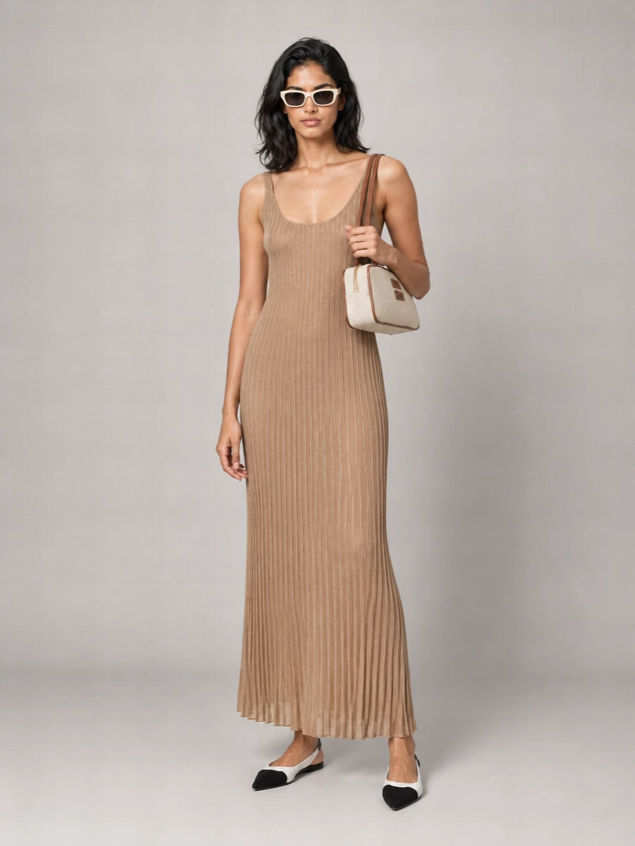Alaïa Raffia Slingback Sandals