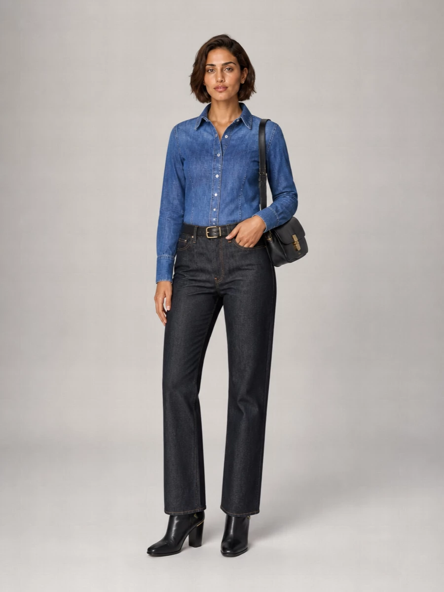 7 For All Mankind Denim Shirt