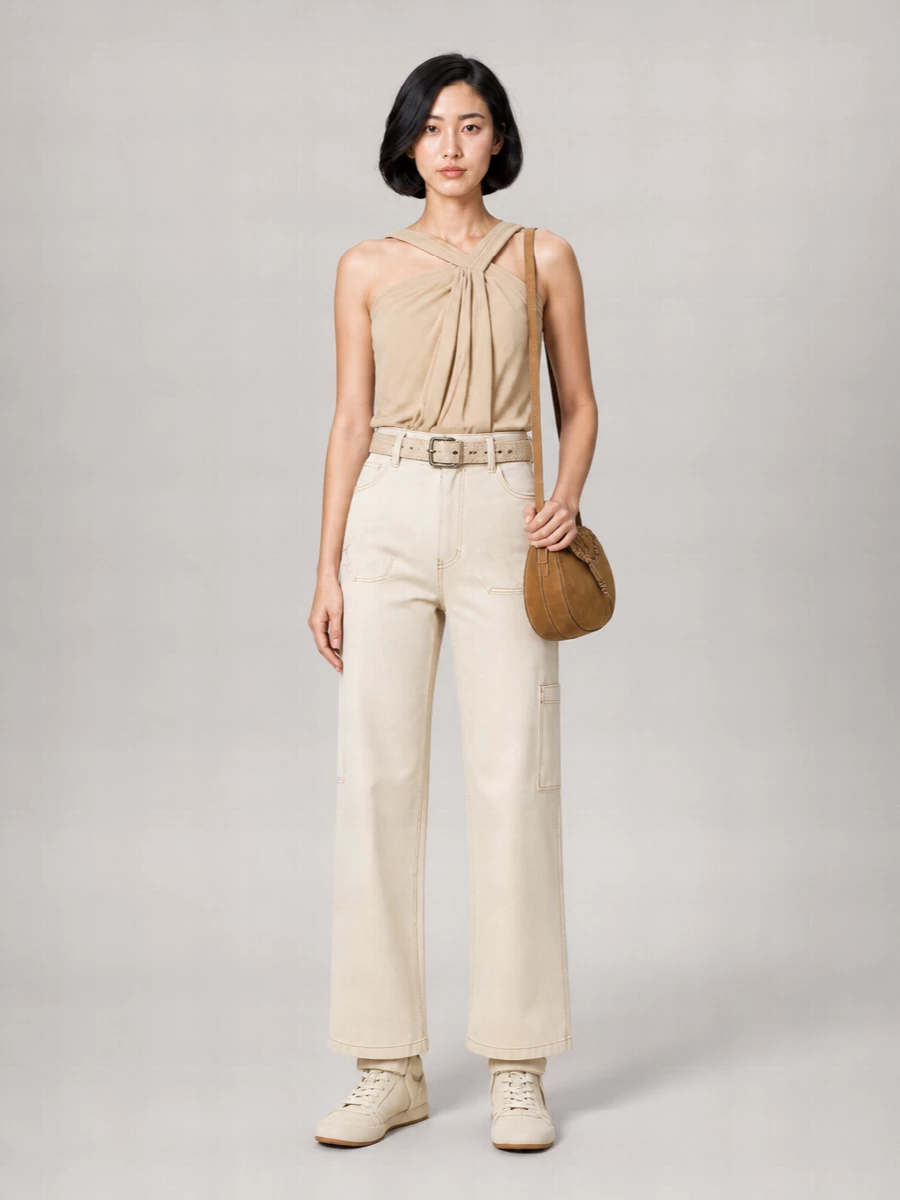 Isabel Marant Cotton Wide-Leg Jeans