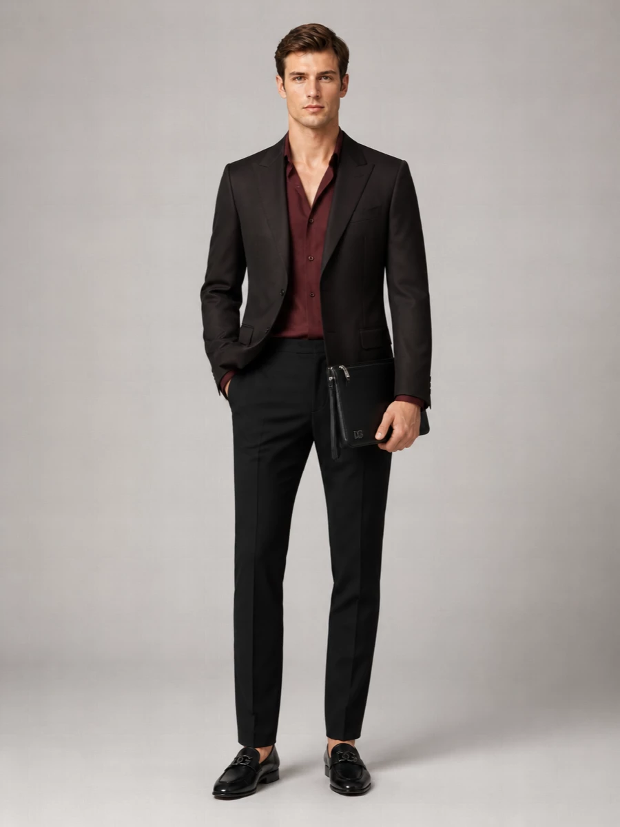 Dolce&Gabbana Virgin Wool Single-Breasted Coat