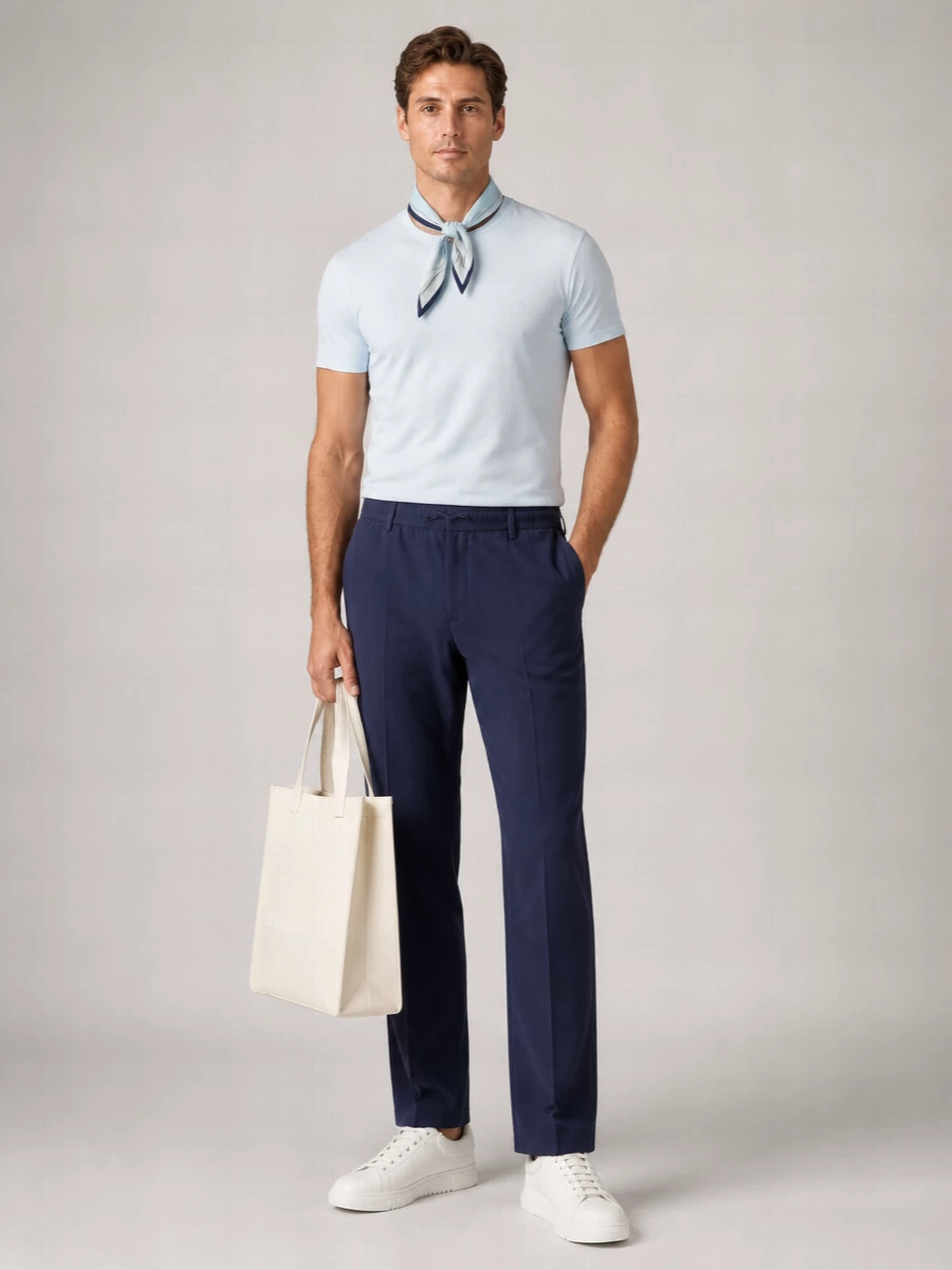 Giorgio Armani Logo-Embroidered Short-Sleeve T-Shirt