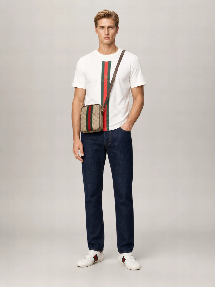 Gucci Leather Crossbody Bag