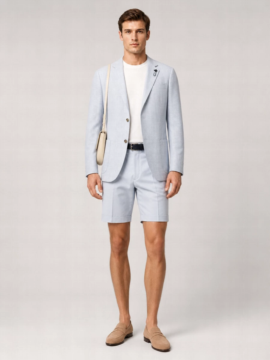 Lardini Cotton Tailored Shorts